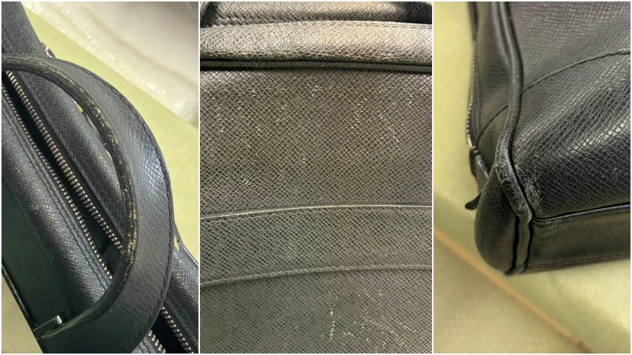 バッグ全体に広がっていた傷やスレ